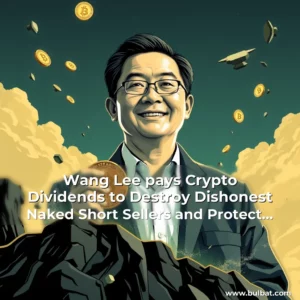Read more about the article Wang  Lee pays Crypto Dividends to Destroy Dishonest Naked Short Sellers and Protect Shareholders