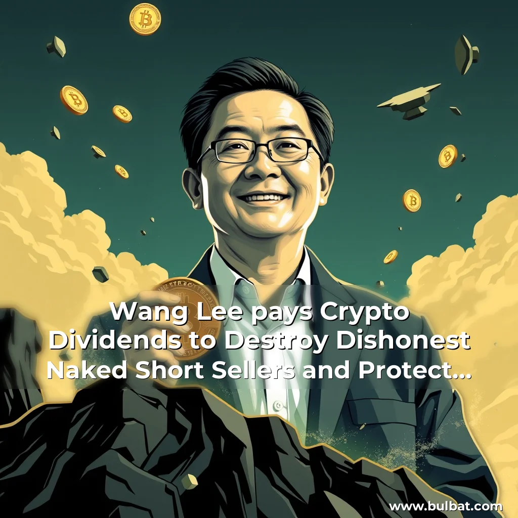You are currently viewing Wang  Lee pays Crypto Dividends to Destroy Dishonest Naked Short Sellers and Protect Shareholders