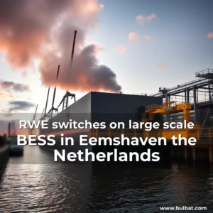 Read more about the article RWE switches on large  scale BESS in Eemshaven  the Netherlands
