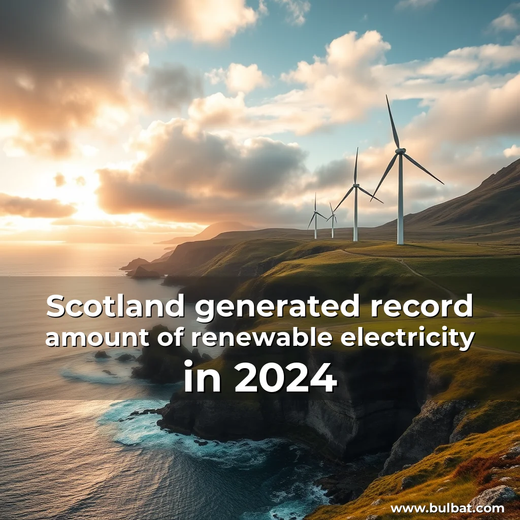 You are currently viewing Scotland generated record amount of renewable electricity in 2024