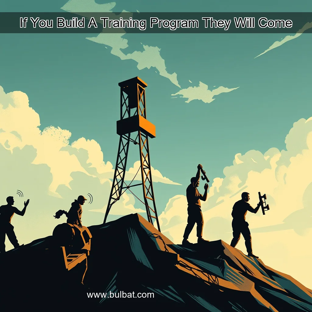 You are currently viewing If You Build A Training Program  They Will Come