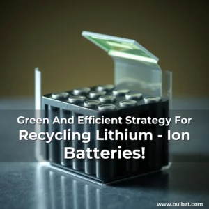 Read more about the article Green And Efficient Strategy For Recycling Lithium – Ion Batteries!