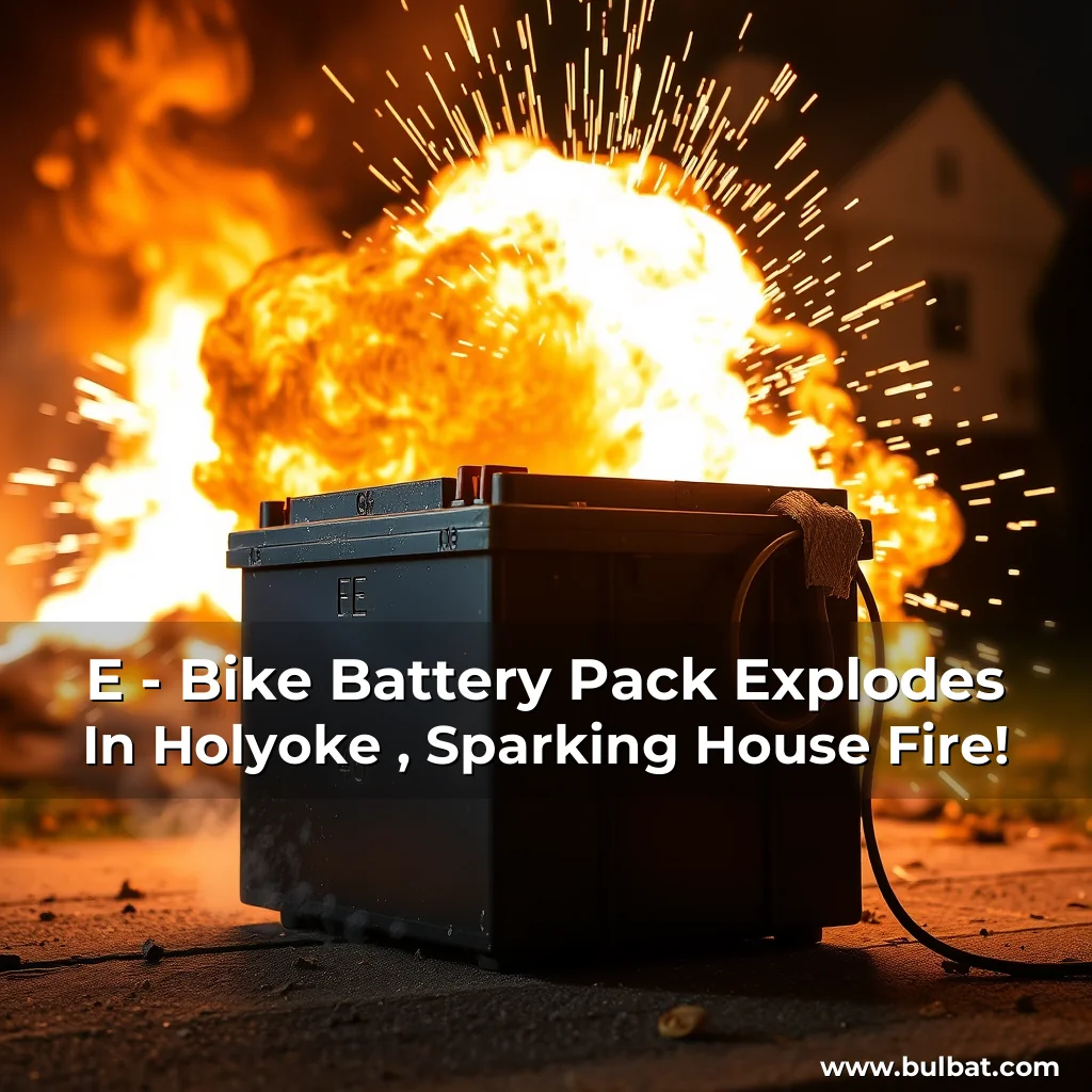 You are currently viewing E – Bike Battery Pack Explodes In Holyoke , Sparking House Fire!