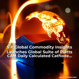 Read more about the article S  P Global Commodity Insights Launches Global Suite of Platts CAM Daily Calculated Cathode Active Material Assessments