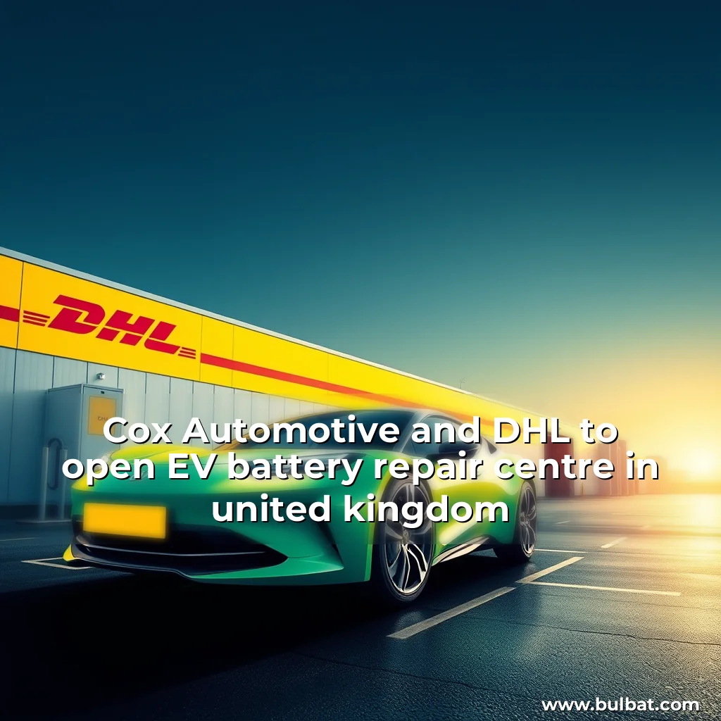 You are currently viewing Cox Automotive and DHL to open EV battery repair centre in united kingdom