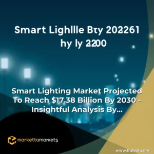 Read more about the article Smart Lighting Market Projected To Reach $17.38 Billion By 2030 – Insightful Analysis By Marketsandmarkets™.