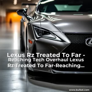 Read more about the article Lexus Rz Treated To Far – Reaching Tech Overhaul Lexus Rz Treated To Far-Reaching Tech Overhaul!