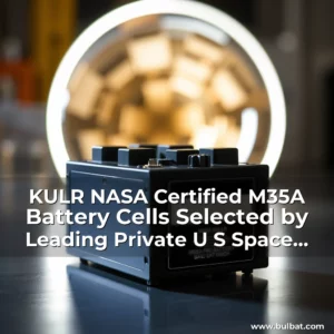 Read more about the article KULR NASA  Certified M35A Battery Cells Selected by Leading Private U  S  Space Company