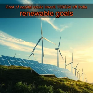 Read more about the article Cost of capital could knock 100GW off India renewable goals