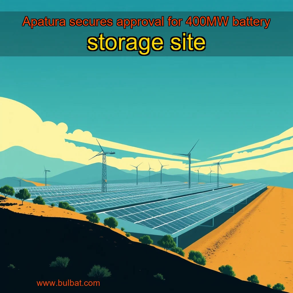 You are currently viewing Apatura secures approval for 400MW battery storage site