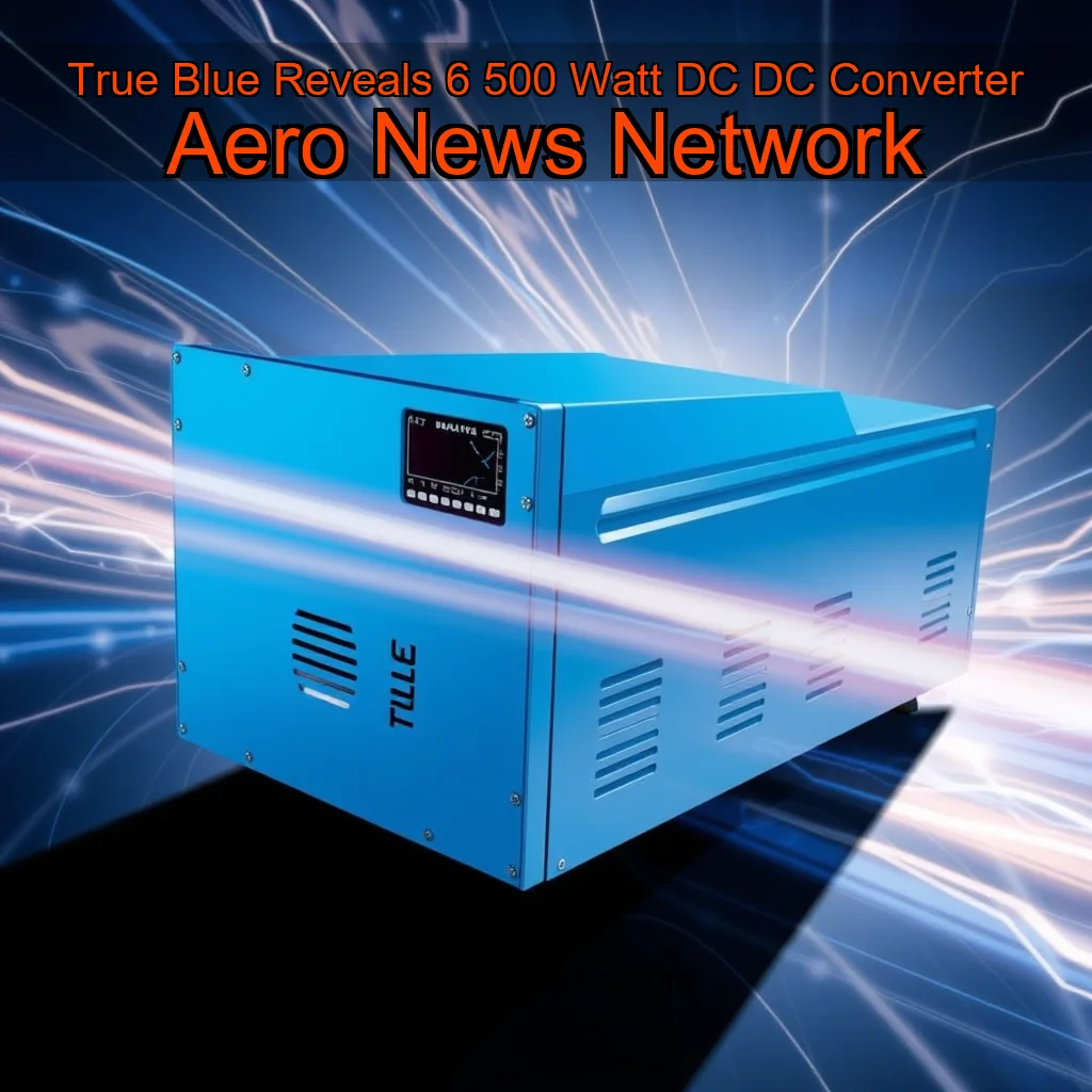 You are currently viewing True Blue Reveals 6  500  Watt DC  DC Converter  Aero  News Network