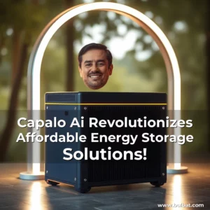 Artistic representation for Capalo Ai Revolutionizes Affordable Energy Storage Solutions!
