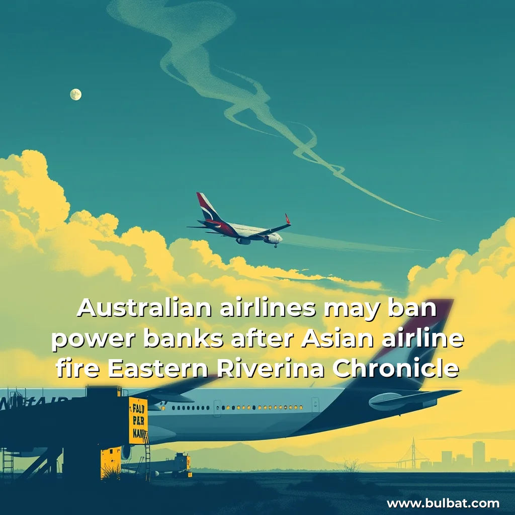 Read more about the article Australian airlines may ban power banks after Asian airline fire  Eastern Riverina Chronicle