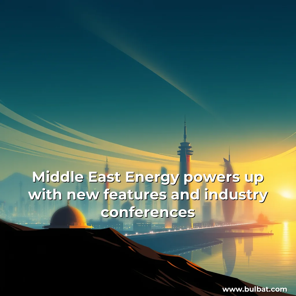 You are currently viewing Middle East Energy powers up with new features and industry conferences