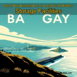 Read more about the article Morro Bay Extends Ban on Large  Scale Battery Storage Facilities