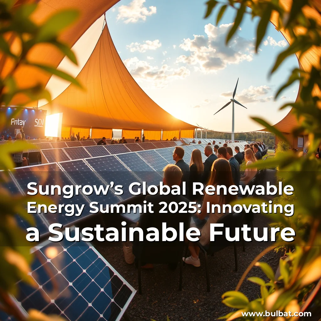 Read more about the article Sungrow’s Global Renewable Energy Summit 2025: Innovating a Sustainable Future