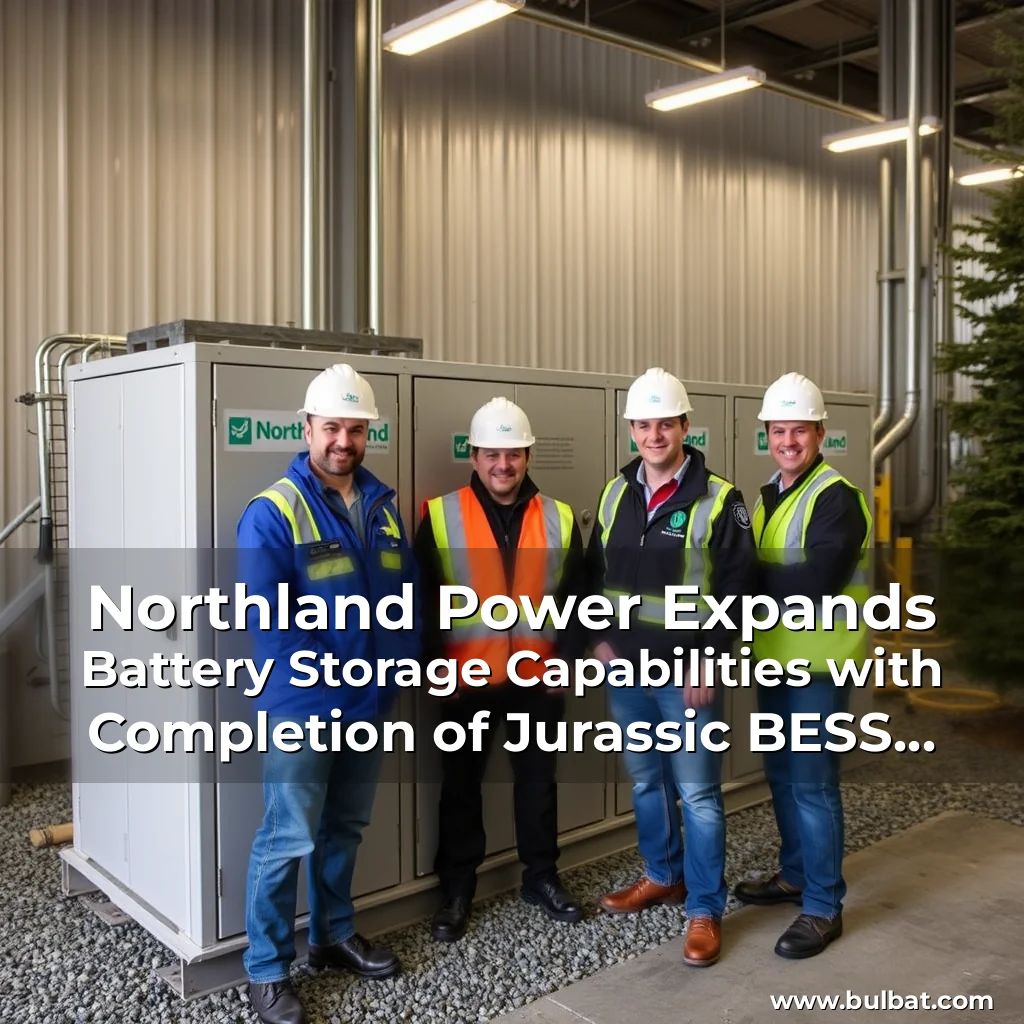Read more about the article Northland Power Expands Battery Storage Capabilities with Completion of Jurassic BESS Project