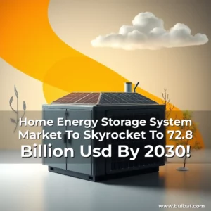Read more about the article Home Energy Storage System Market To Skyrocket To 72.8 Billion Usd By 2030!