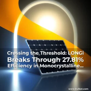 Read more about the article Crossing the Threshold: LONGi Breaks Through 27.81% Efficiency in Monocrystalline Silicon Solar Cells