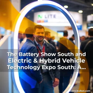 Artistic representation for The Battery Show South and Electric & Hybrid Vehicle Technology Expo South: A Beacon for Electrification Advancement in the Southeast Region