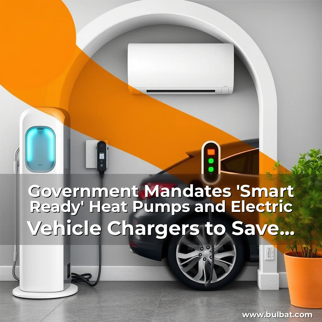 You are currently viewing Government Mandates ‘Smart Ready’ Heat Pumps and Electric Vehicle Chargers to Save Consumers £433 a Year