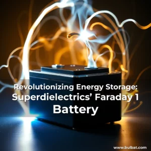 Read more about the article Revolutionizing Energy Storage: Superdielectrics’ Faraday 1 Battery