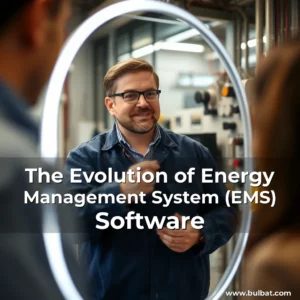 Artistic representation for The Evolution of Energy Management System (EMS) Software