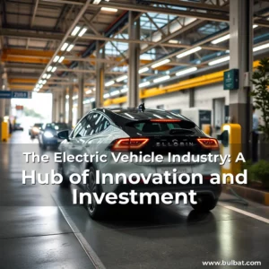 Artistic representation for The Electric Vehicle Industry: A Hub of Innovation and Investment