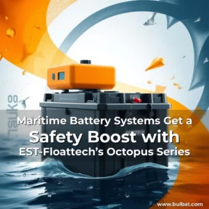 Artistic representation for Maritime Battery Systems Get a Safety Boost with EST-Floattech’s Octopus Series