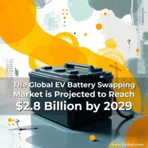 Artistic representation for The Global EV Battery Swapping Market is Projected to Reach $2.8 Billion by 2029