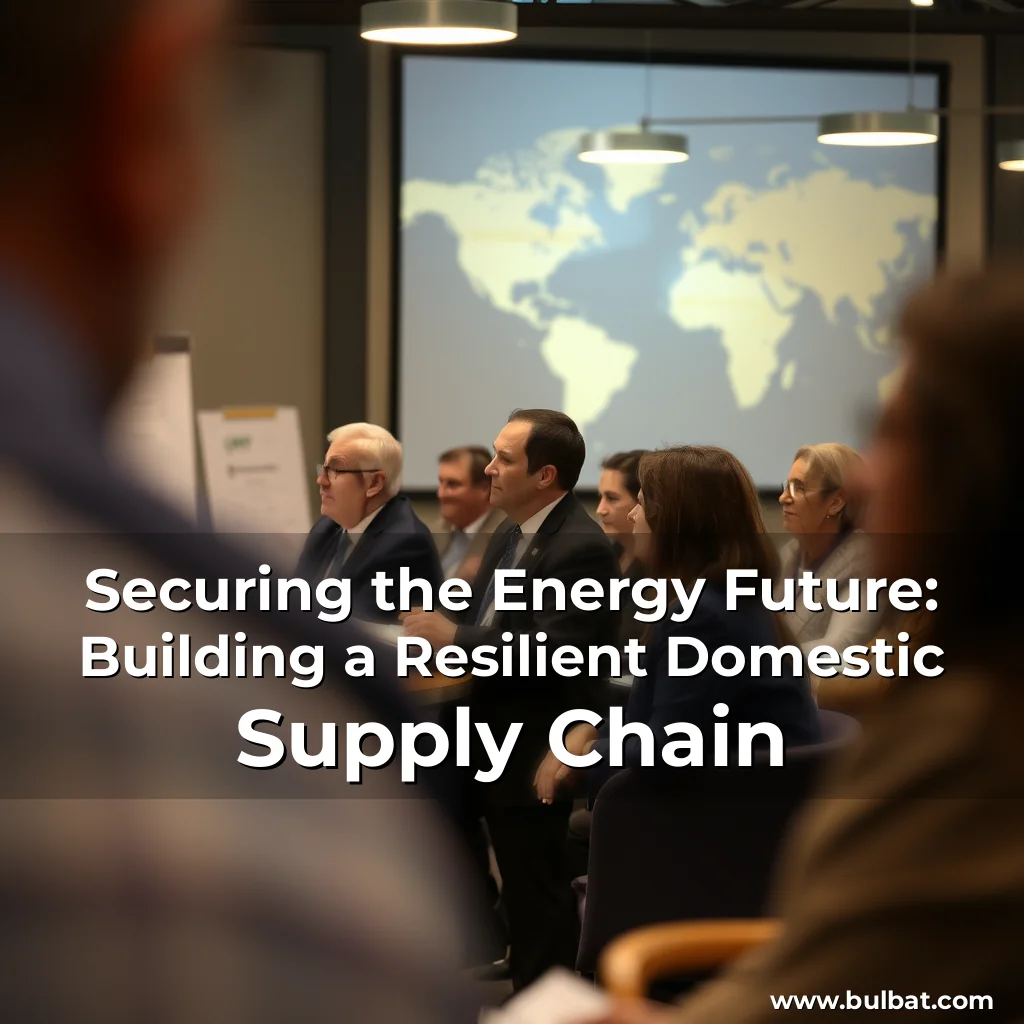 You are currently viewing Securing the Energy Future: Building a Resilient Domestic Supply Chain