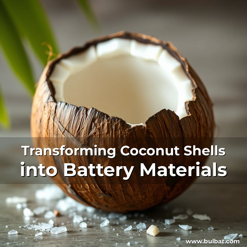 You are currently viewing Transforming Coconut Shells into Battery Materials