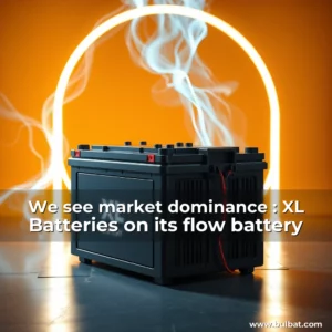 Read more about the article We see market dominance : XL Batteries on its flow battery