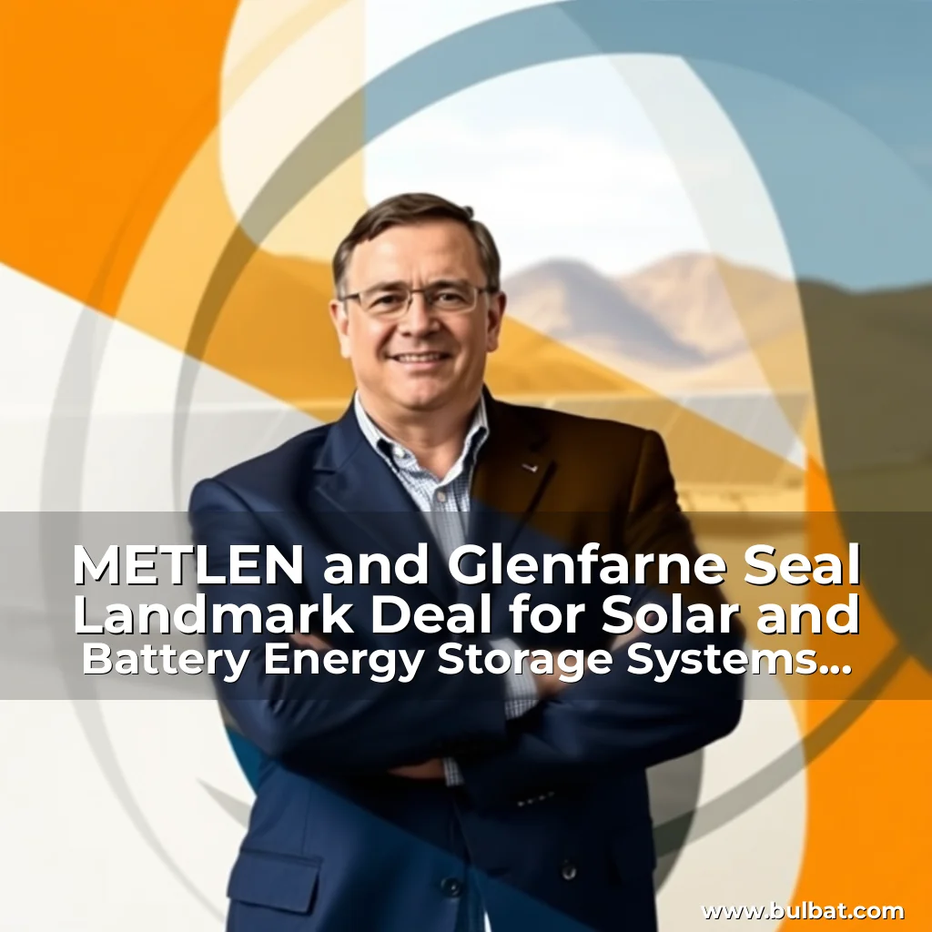 You are currently viewing METLEN and Glenfarne Seal Landmark Deal for Solar and Battery Energy Storage Systems in Chile