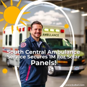 Read more about the article South Central Ambulance Service Secures 1M For Solar Panels!