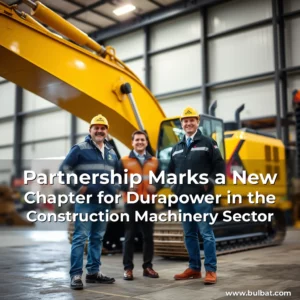 Artistic representation for Partnership Marks a New Chapter for Durapower in the Construction Machinery Sector
