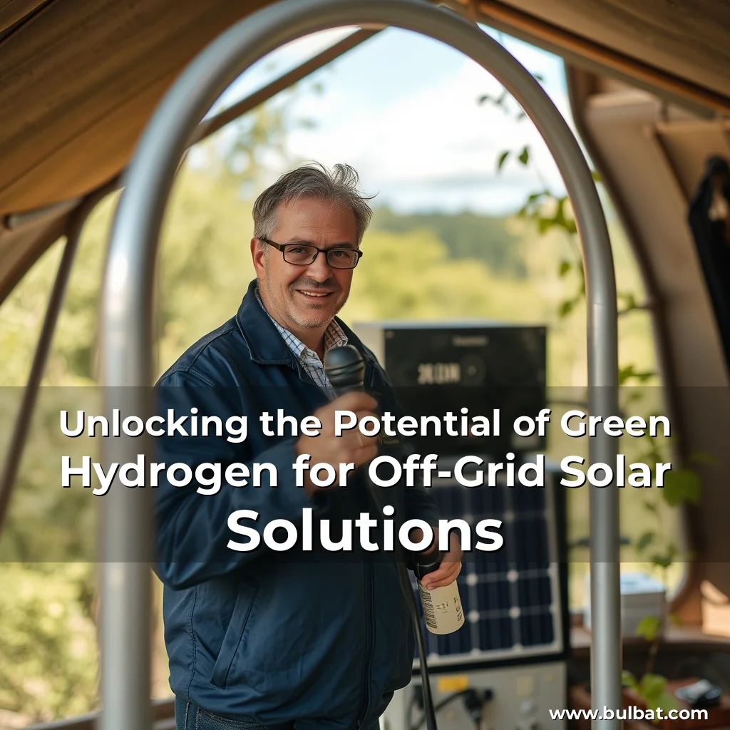 Read more about the article Unlocking the Potential of Green Hydrogen for Off-Grid Solar Solutions