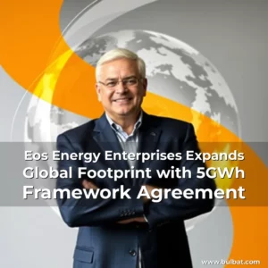 Read more about the article Eos Energy Enterprises Expands Global Footprint with 5GWh Framework Agreement