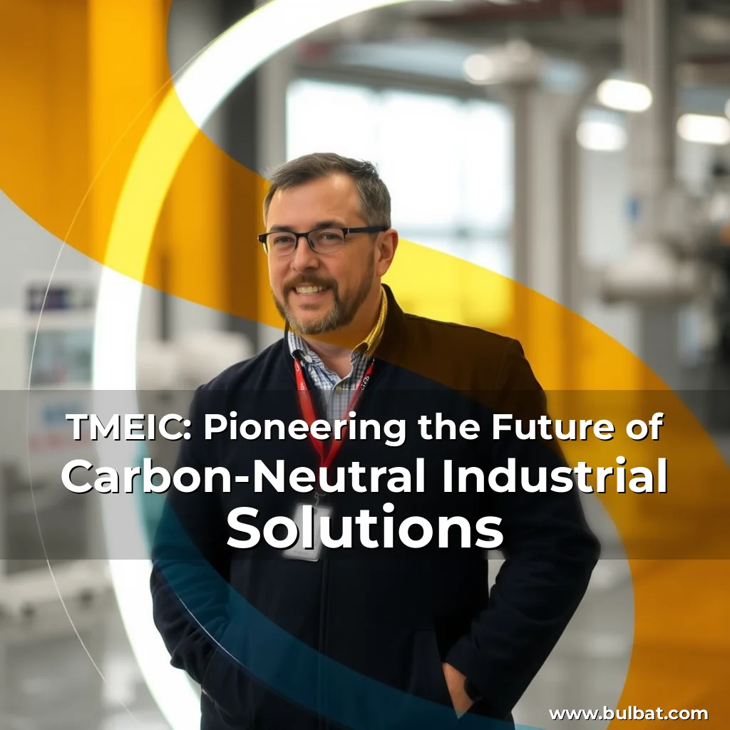 You are currently viewing TMEIC: Pioneering the Future of Carbon-Neutral Industrial Solutions