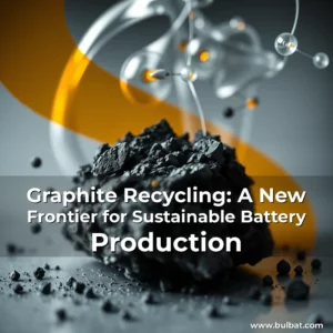 Read more about the article Graphite Recycling: A New Frontier for Sustainable Battery Production