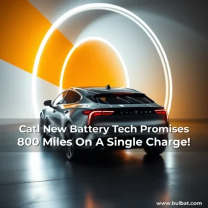 Read more about the article Catl New Battery Tech Promises 800 Miles On A Single Charge!