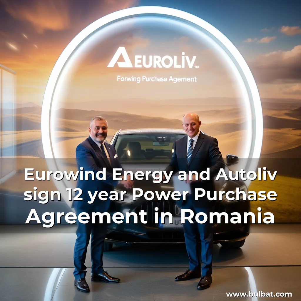You are currently viewing Eurowind Energy and Autoliv sign 12  year Power Purchase Agreement in Romania