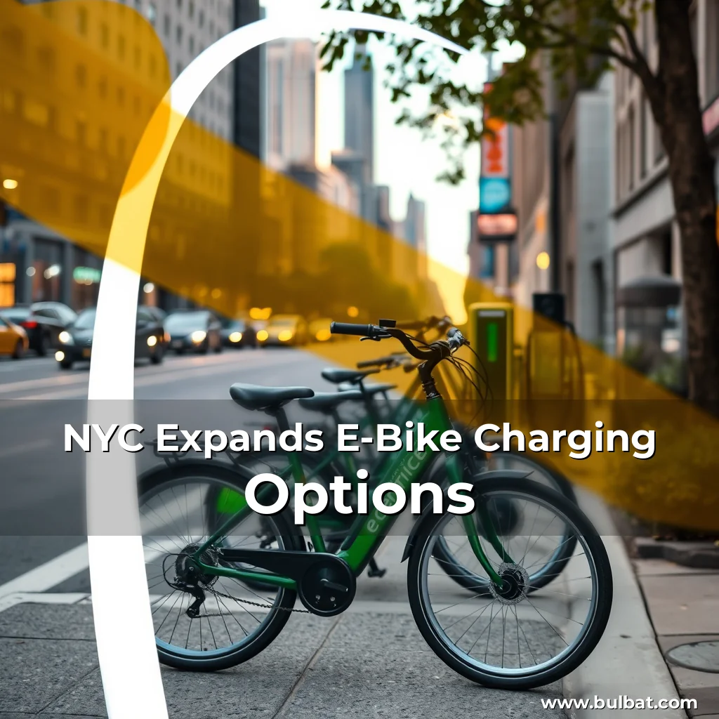 Read more about the article NYC Expands E-Bike Charging Options