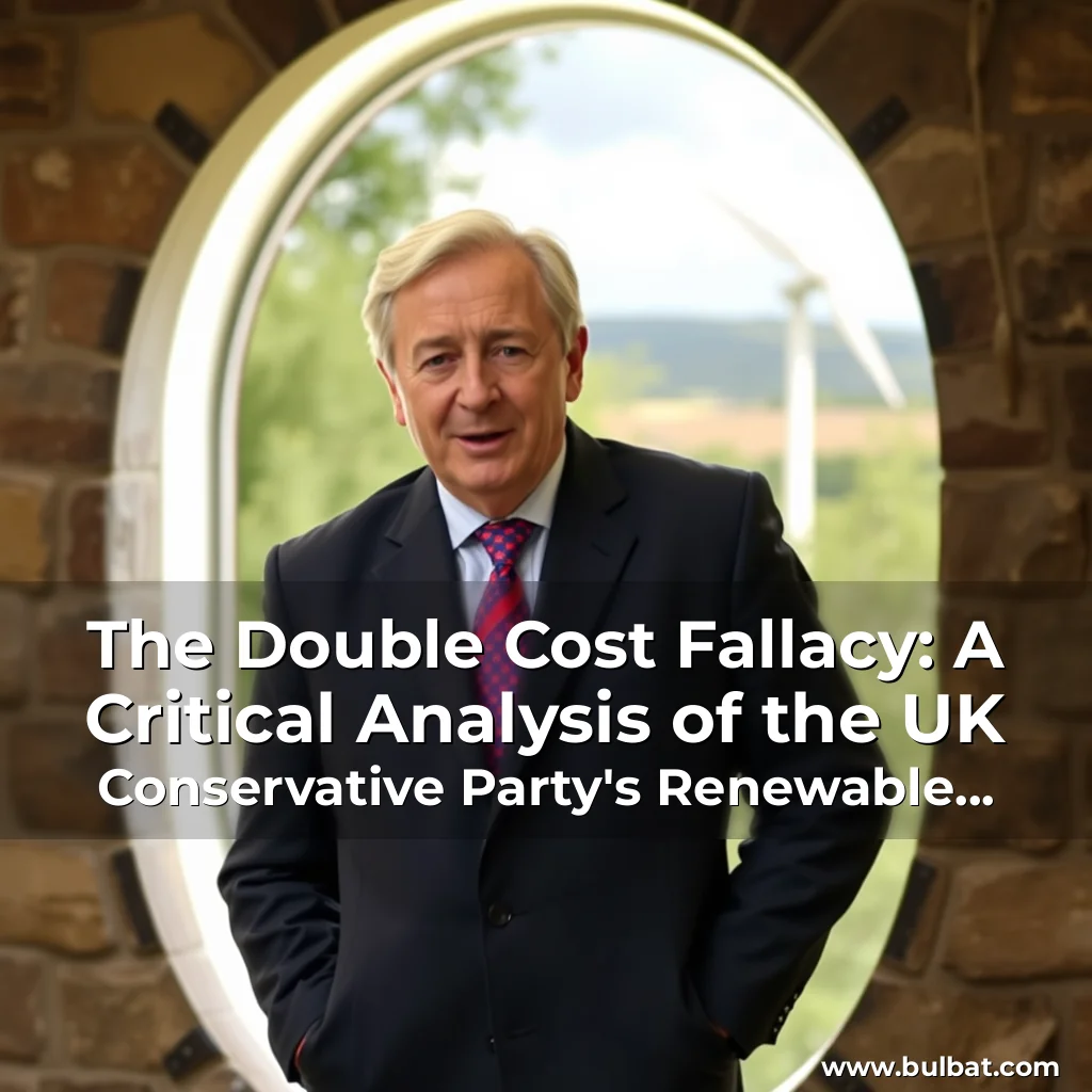 You are currently viewing The Double Cost Fallacy: A Critical Analysis of the UK Conservative Party’s Renewable Energy Stance