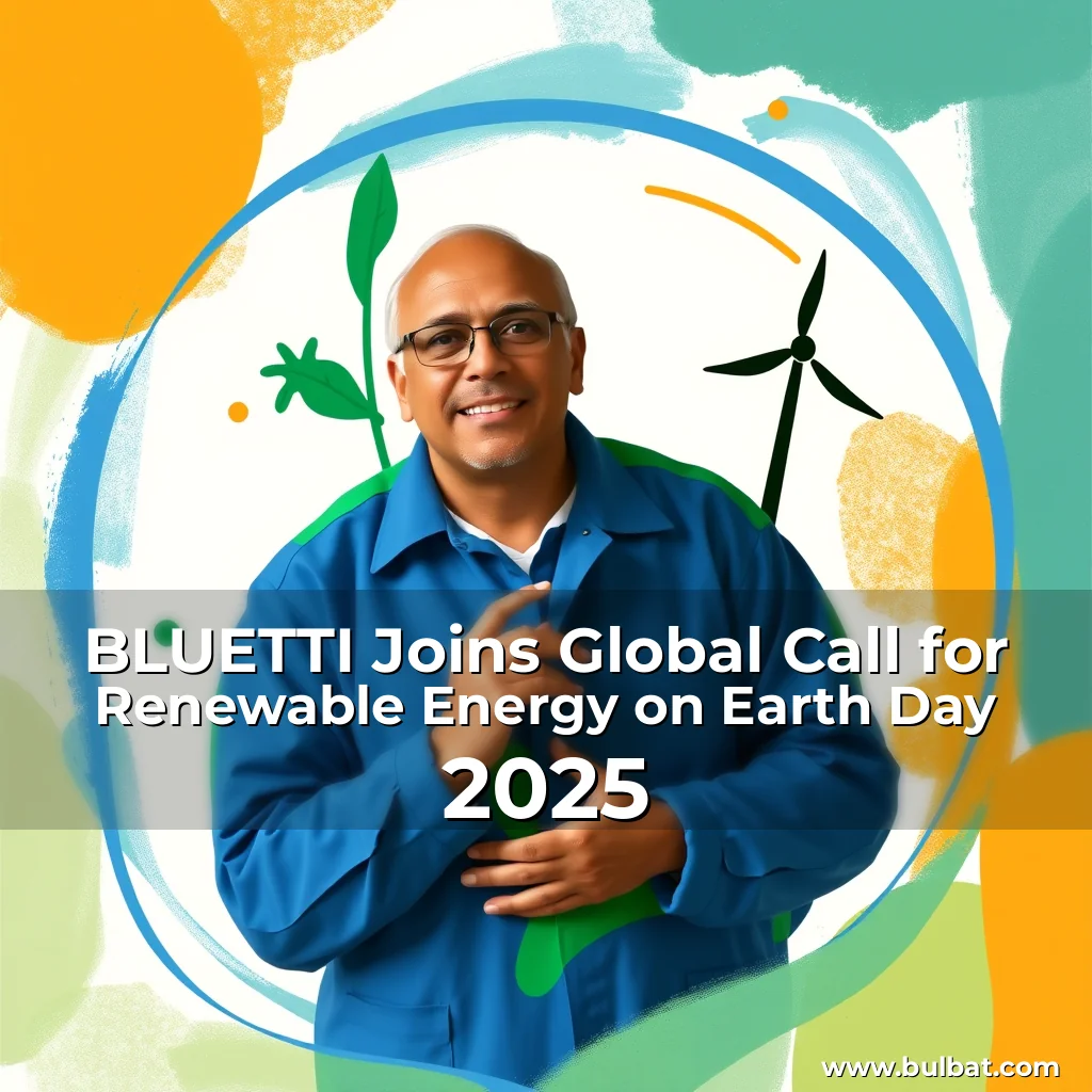 Read more about the article BLUETTI Joins Global Call for Renewable Energy on Earth Day 2025