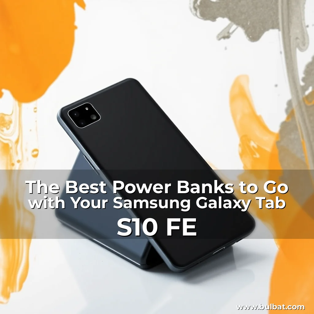 Read more about the article The Best Power Banks to Go with Your Samsung Galaxy Tab S10 FE