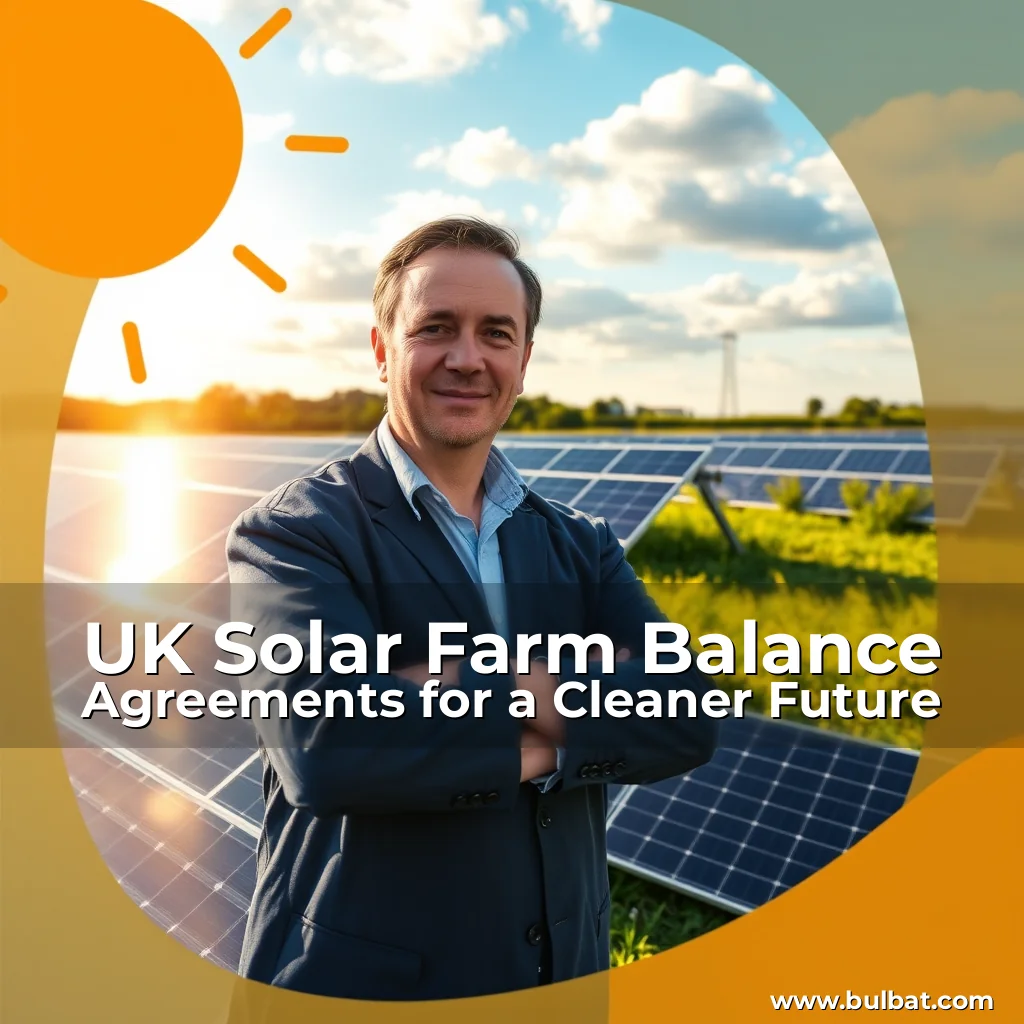 Read more about the article UK Solar Farm Balance Agreements for a Cleaner Future
