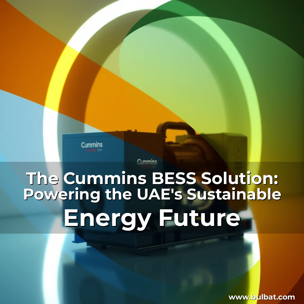 You are currently viewing The Cummins BESS Solution: Powering the UAE’s Sustainable Energy Future