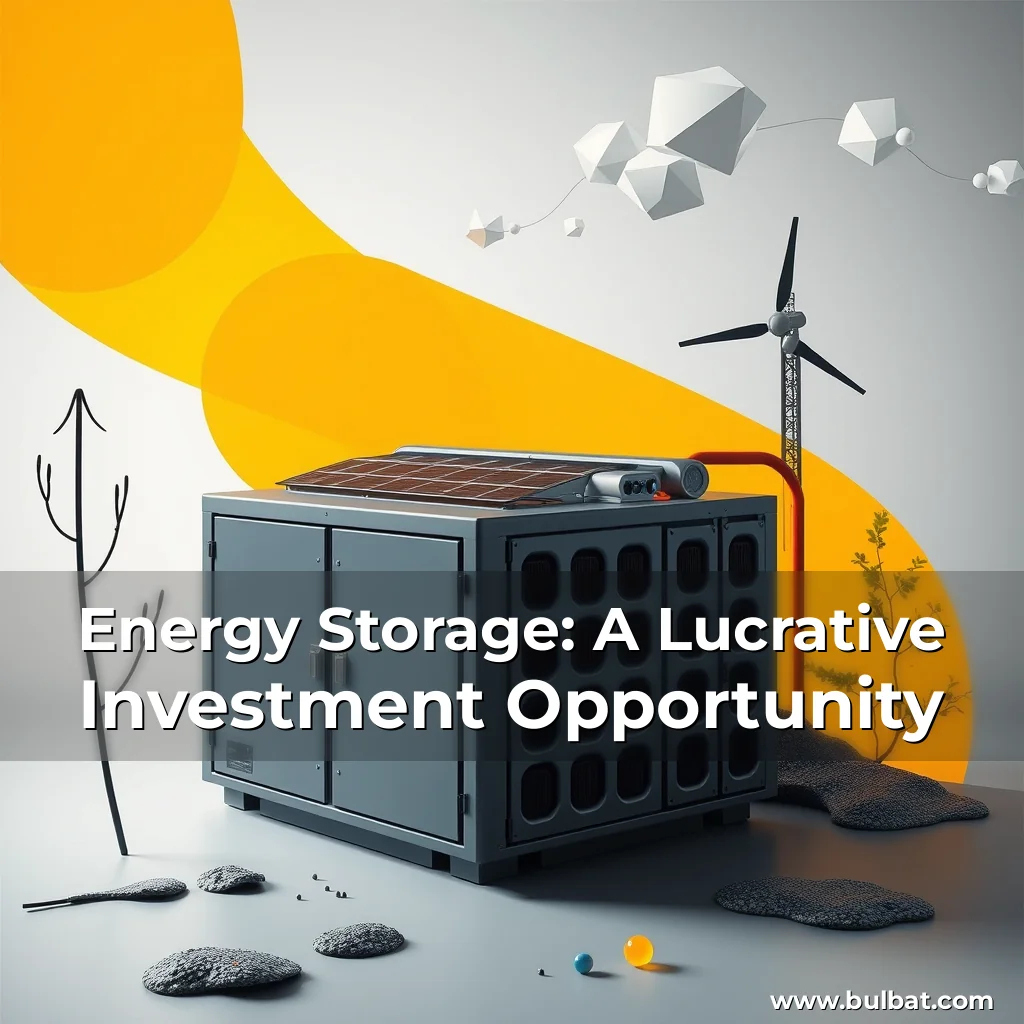 You are currently viewing Energy Storage: A Lucrative Investment Opportunity