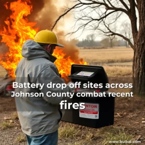 Read more about the article Battery drop  off sites across Johnson County combat recent fires